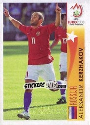 Sticker Aleksandr Kerzhakov - Rossija - UEFA Euro Austria-Switzerland 2008 - Panini