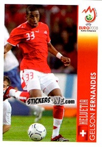 Sticker Gelson Fernandes - UEFA Euro Austria-Switzerland 2008 n. P7 - Panini
