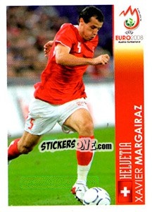 Sticker Xavier Margairaz - UEFA Euro Austria-Switzerland 2008 n. P11 - Panini