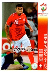 Sticker Johan Vonlanthen - UEFA Euro Austria-Switzerland 2008 - Panini