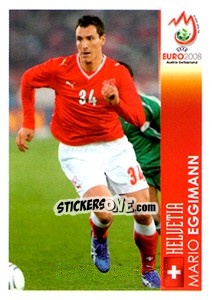 Sticker Mario Eggimann - UEFA Euro Austria-Switzerland 2008 - Panini