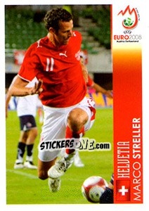 Figurina Marco Streller - UEFA Euro Austria-Switzerland 2008 - Panini