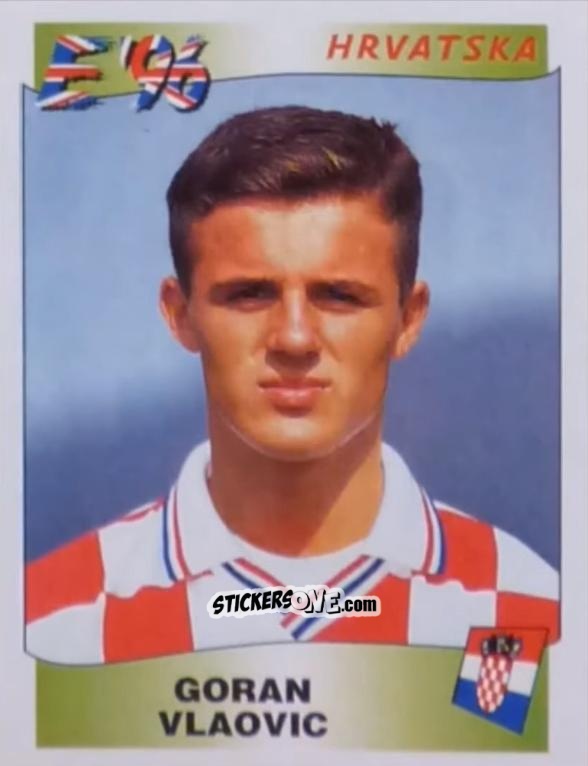 Cromo Goran Vlaovic - UEFA Euro England 1996 n. 353 - Panini