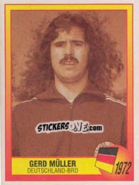 Sticker 1972 - Gerd Müller