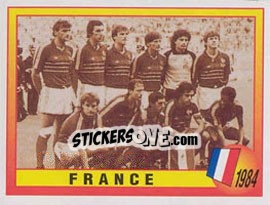 Sticker 1984 - France - UEFA Euro England 1996 n. 14 - Panini