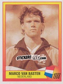 Sticker 1988 - Marco Van Basten - UEFA Euro England 1996 n. 16 - Panini