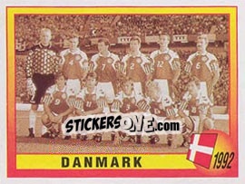 Cromo 1992 - Danmark - UEFA Euro England 1996 - Panini