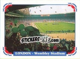 Figurina London - Wembley Stadium - UEFA Euro England 1996 - Panini