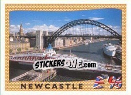 Sticker Newcastle - UEFA Euro England 1996 - Panini