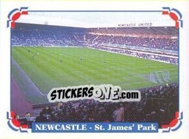 Sticker Newcastle - St. James' Park - UEFA Euro England 1996 n. 26 - Panini