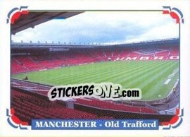 Sticker Manchester - Old Trafford - UEFA Euro England 1996 n. 28 - Panini