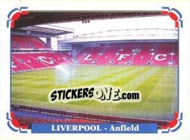 Sticker Liverpool - Anfield - UEFA Euro England 1996 n. 30 - Panini