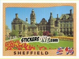 Sticker Sheffield - UEFA Euro England 1996 n. 31 - Panini
