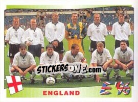 Sticker England team