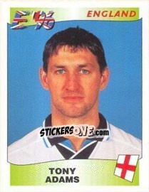 Sticker Tony Adams - UEFA Euro England 1996 n. 39 - Panini