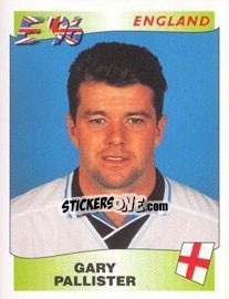 Sticker Gary Pallister - UEFA Euro England 1996 n. 40 - Panini