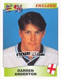 Sticker Darren Anderton - UEFA Euro England 1996 n. 44 - Panini