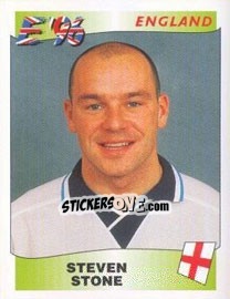 Cromo Steven Stone - UEFA Euro England 1996 - Panini