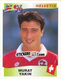 Sticker Murat Yakin - UEFA Euro England 1996 n. 69 - Panini