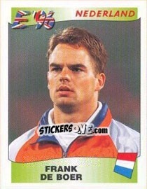 Cromo Frank de Boer - UEFA Euro England 1996 n. 81 - Panini
