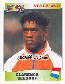 Sticker Clarence Seedorf - UEFA Euro England 1996 n. 84 - Panini