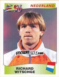 Cromo Richard Witschge - UEFA Euro England 1996 n. 88 - Panini
