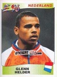 Cromo Glenn Helder - UEFA Euro England 1996 - Panini