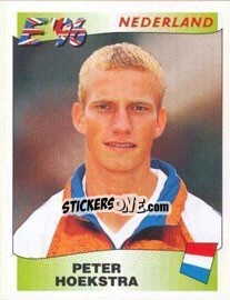 Sticker Peter Hoekstra - UEFA Euro England 1996 n. 93 - Panini
