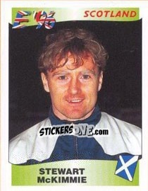 Cromo Stewart McKimmie - UEFA Euro England 1996 - Panini