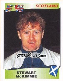 Sticker Stewart McKimmie - UEFA Euro England 1996 n. 98 - Panini