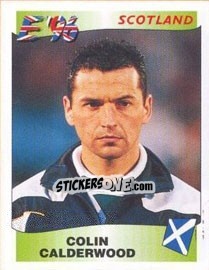 Sticker Colin Calderwood - UEFA Euro England 1996 n. 99 - Panini