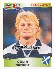 Sticker Colin Hendry - UEFA Euro England 1996 - Panini