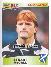 Cromo Stuart McCall - UEFA Euro England 1996 - Panini