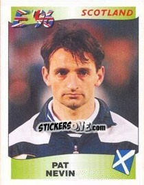 Sticker Pat Nevin - UEFA Euro England 1996 n. 109 - Panini