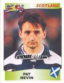 Cromo Pat Nevin - UEFA Euro England 1996 - Panini