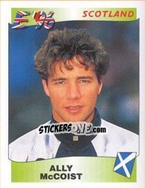 Sticker Ally McCoist - UEFA Euro England 1996 n. 110 - Panini