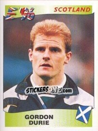 Sticker Gordon Durie - UEFA Euro England 1996 n. 111 - Panini