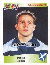Cromo Eoin Jess - UEFA Euro England 1996 - Panini