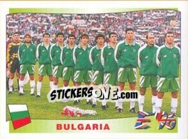 Cromo Bulgaria team - UEFA Euro England 1996 n. 136 - Panini