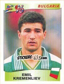 Sticker Emil Kremenliev - UEFA Euro England 1996 n. 138 - Panini