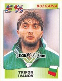 Sticker Trifon Ivanov - UEFA Euro England 1996 n. 139 - Panini