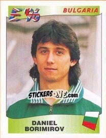 Sticker Daniel Borimirov - UEFA Euro England 1996 n. 148 - Panini