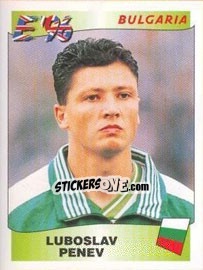 Cromo Luboslav Penev - UEFA Euro England 1996 - Panini