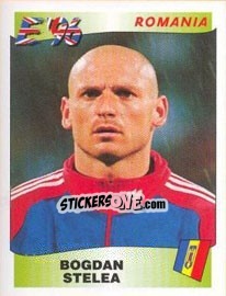 Figurina Bogdan Stelea - UEFA Euro England 1996 - Panini