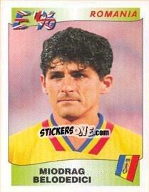Cromo Miodrag Belodedici - UEFA Euro England 1996 n. 159 - Panini