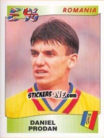 Sticker Daniel Prodan - UEFA Euro England 1996 n. 160 - Panini