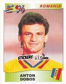 Sticker Anton Dobos - UEFA Euro England 1996 n. 161 - Panini