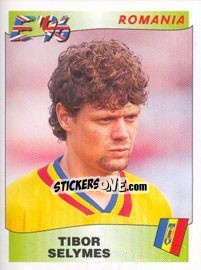 Sticker Tibor Selymes - UEFA Euro England 1996 - Panini