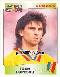 Sticker Ioan Lupescu - UEFA Euro England 1996 n. 165 - Panini