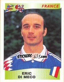 Cromo Eric di Meco - UEFA Euro England 1996 - Panini